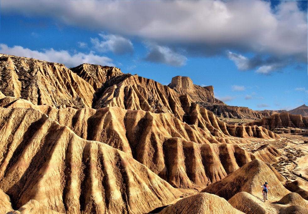 These miniature, desert-like badlands in northern Spain are unique due to their location in a region that is much better known for its wet and green landscapes. Erosion from wind and rainfall have carved out surfaces that are commonly referred to as âelephant hides.â